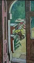 Frau im Garten, 1931 (Privatbesitz)
