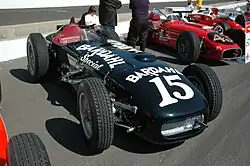 Der Kurtis 500B, den Jimmy Davies 1955 in Indianapolis auf den dritten Rang pilotierte