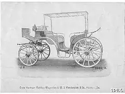 Kutsche mit Spritzwand