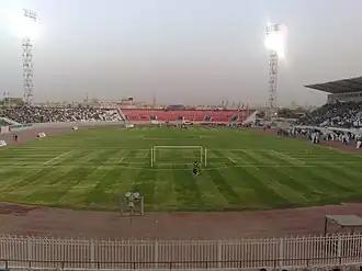 Das Al Kuwait Sports Club Stadium beim Endspiel des Kuwait Emir Cup 2009
