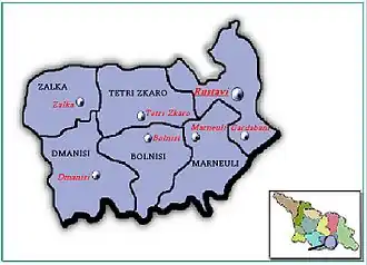 Karte Niederkartliens