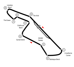 Kyalami Grand Prix Circuit 1968–1985 (4,104&nbsp;km)