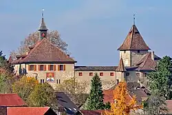 Blick auf das Schloss von Süden