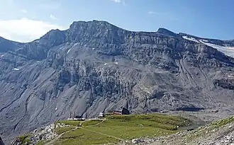 Nordflanke mit Lämmerenhütte