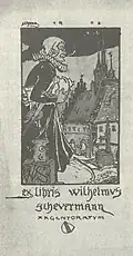Exlibris Wilhelm Scheuermann (1902)
