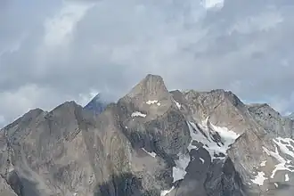 Löffelspitze gesehen von der Rotenmannspitze (von Osten)
