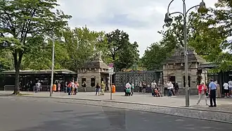 Löwentor, Eingang zum Zoo am Hardenbergplatz