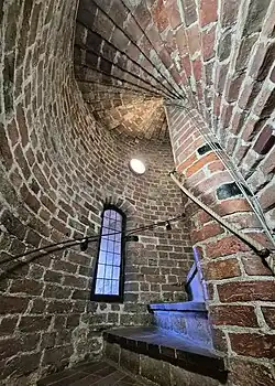 Wendeltreppe im südlichen Turm des Holstentores