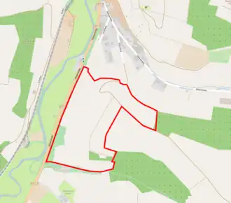 Übersichtskarte des Naturschutzgebiets