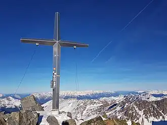 Gipfelkreuz am Lüsener Fernerkogel