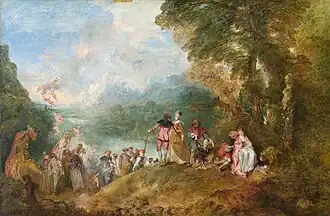 Einschiffung nach Kythera (Jean-Antoine Watteau)