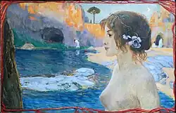 Träumerei, 1898, Öl auf Holz, Alte Nationalgalerie, Berlin