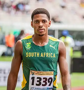 Lindukuhle Gora bei den Afrikameisterschaften 2024 in Douala