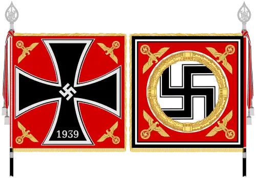 Infanterie-Bataillons-Fahne (linke und rechte Seite)