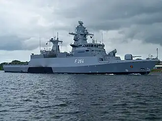 Die Korvette Ludwigshafen am Rhein der Braunschweig-Klasse