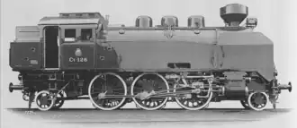 Werkfoto Henschel LVD Ct 126 mit Breitspur und großen Radsätzen