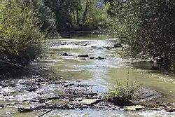 Der Fluss Ombrone bei La Befa