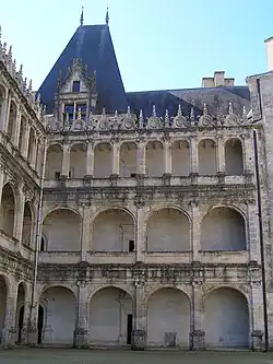 Arcaden auf der Hofseite.