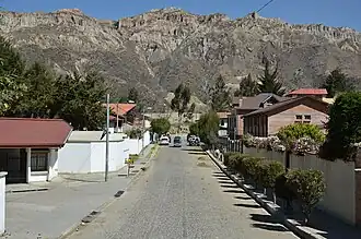 Blick auf die Höhenzüge nordöstlich von Mallasa