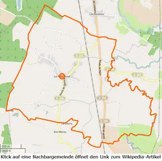 La Racineuse mit seinen Nachbarorten