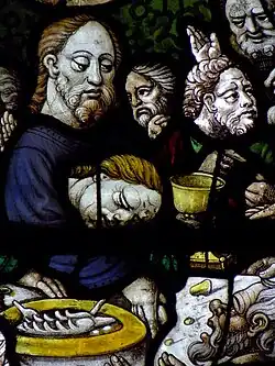 Jesus und Johannes (vorne)