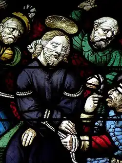 Jesus und drei Knechte