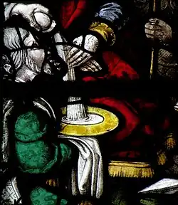 Pilatus wäscht seine Hände in Unschuld