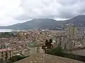 Blick von der Burg über La Spezia