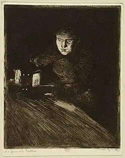 Marguerite Gachet à la Lanterne, Norbert Goeneutte, zwischen 1891 und 1894