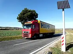 Dauerzählstelle an einer Landstraße