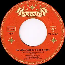 Peter Alexander – Ich zähle täglich meine Sorgen