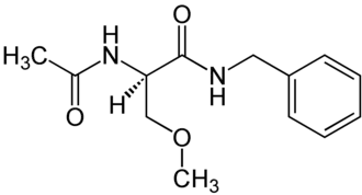 Struktur von Lacosamid