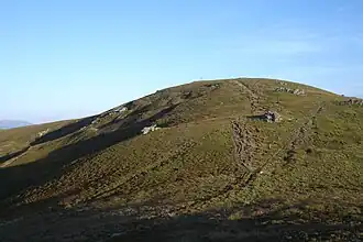 der Gipfel von Norden