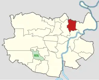 Lage von Fasanenhof in Kassel