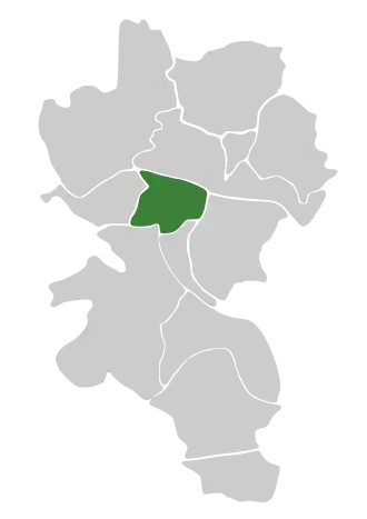 Lage der Altstadt in Würzburg