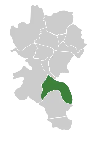 Lage Heidingsfelds in Würzburg