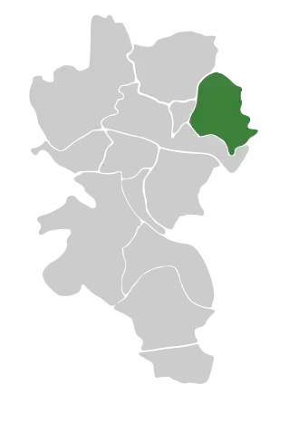 Lage Lengfelds in Würzburg