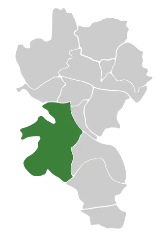 Lage Steinbachtal in Würzburg
