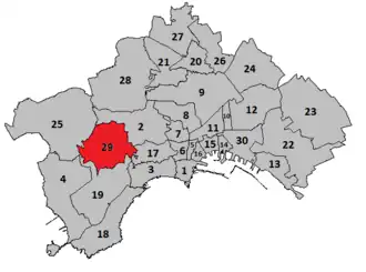 Lage von Soccavo in Neapel