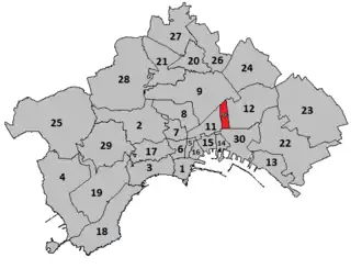 Lage von Vicaria in Neapel