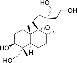Strukturformel von Lagochilin