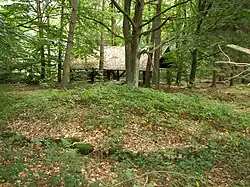 Hügelgrab im botanischen Garten von Marburg aus der jüngeren Bronzezeit
