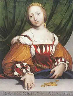 Hans Holbein der Jüngere – Lais of Corinth