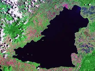 Satellitenbild des Lanao-Sees