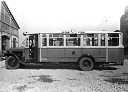 Lancia-Omicron mit Holzvergaseranlage