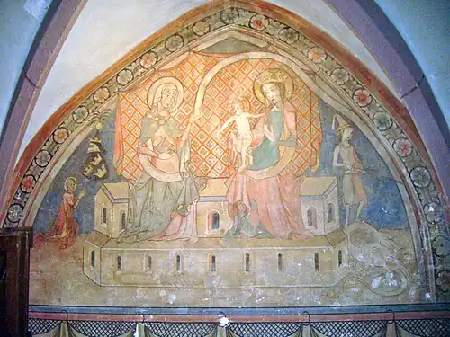 Fresko im Kapitelsaal