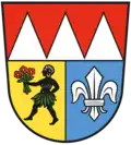 Altes Landkreiswappen Würzburg von 1957 bis 1974