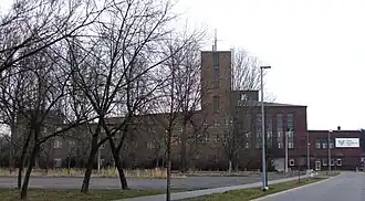 Ehemaliges Betriebsgelände des VEB Landmaschinenbau, heute u.&nbsp;a. Sitz der Firma TST