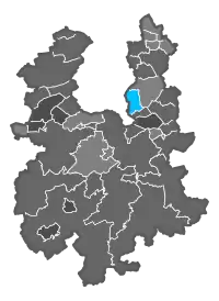Stimmenmehrheit nach Gemeinden im 2. Wahlgang