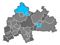 Stimmenmehrheit nach Gemeinden im 2. Wahlgang